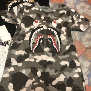 NEGOCIABLE Bape Silver Camo T-shirt Tee